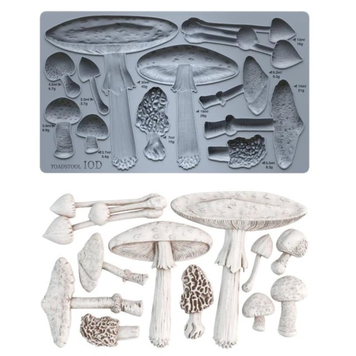 Toadstool 6x10 IOD Mould